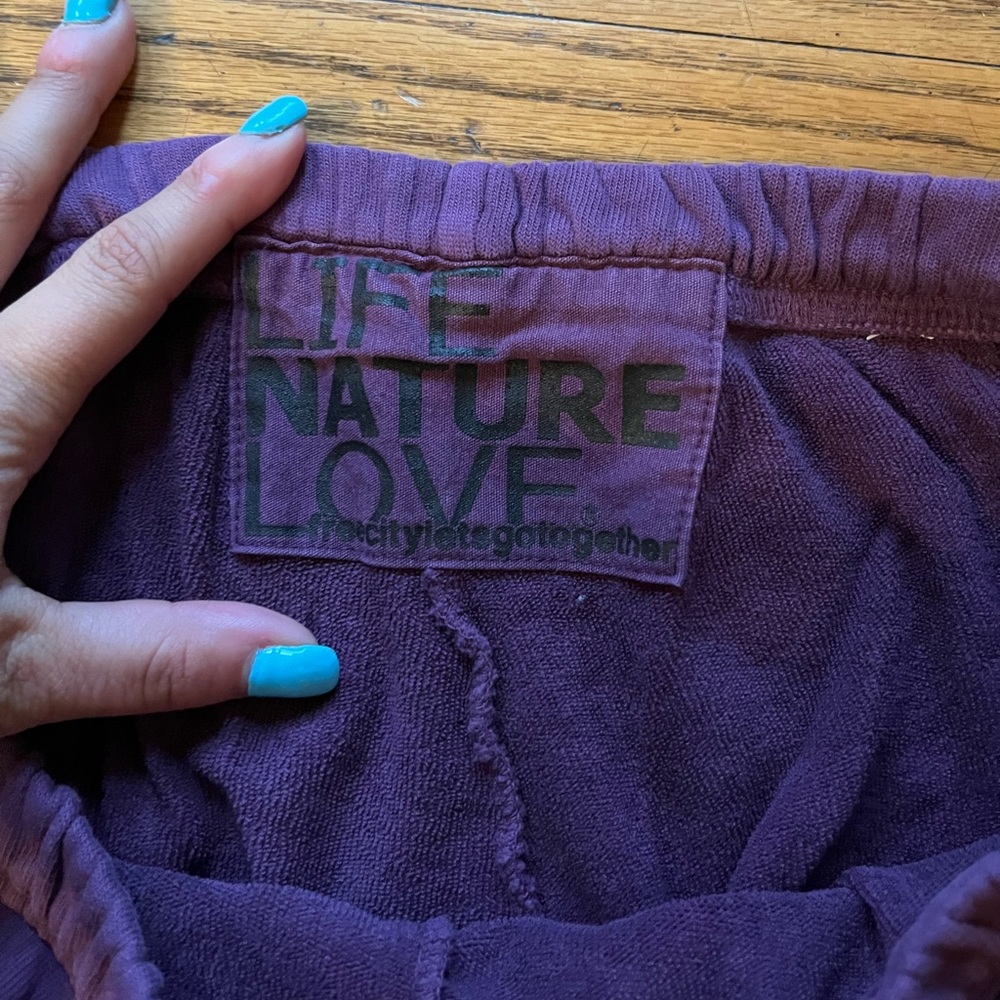 Purple free city joggers